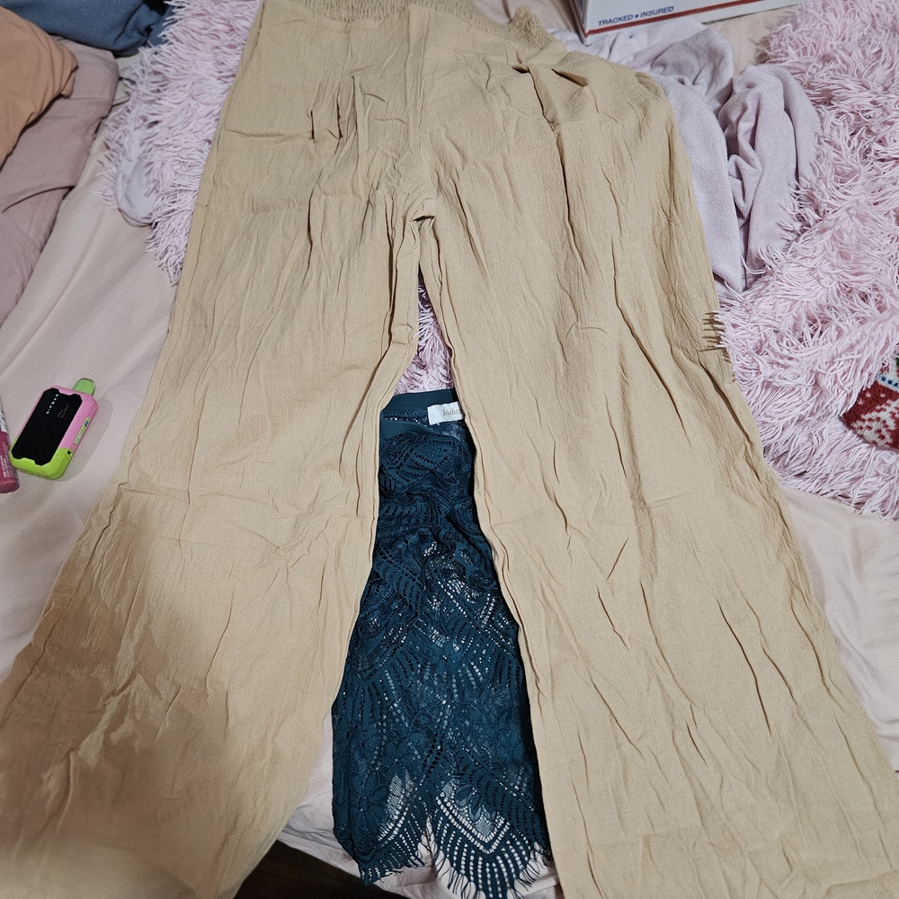 Women's Tan Boutique Pants